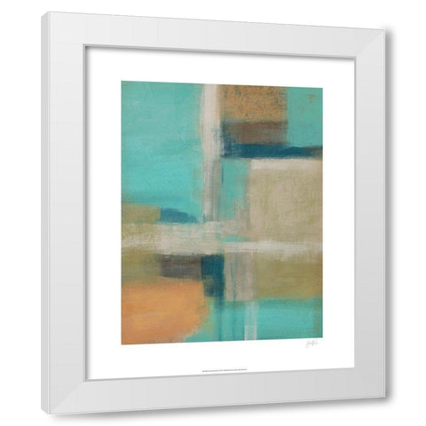Smoke and Mirrors I White Modern Wood Framed Art Print by Vess, June Erica