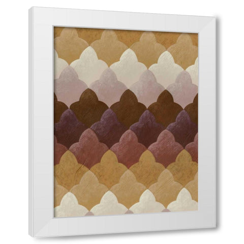 Plum Orchard I White Modern Wood Framed Art Print by Zarris, Chariklia