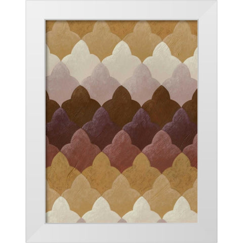 Plum Orchard I White Modern Wood Framed Art Print by Zarris, Chariklia