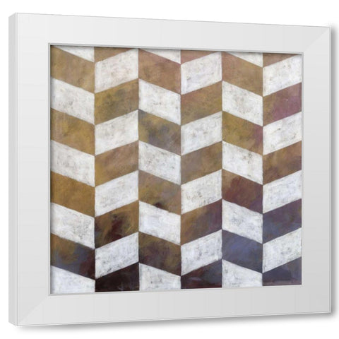 Royal Pattern IV White Modern Wood Framed Art Print by Meagher, Megan