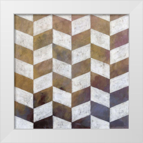 Royal Pattern IV White Modern Wood Framed Art Print by Meagher, Megan