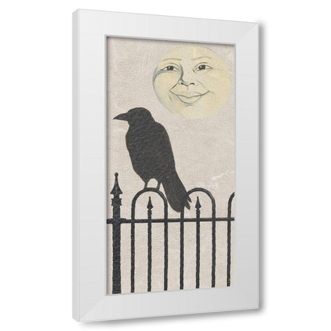Vintage Halloween Collection B White Modern Wood Framed Art Print by Popp, Grace