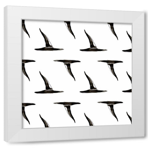 Witchy Mischief Collection F White Modern Wood Framed Art Print by Parker, Jennifer Paxton