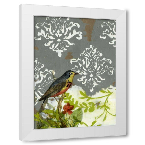 Victorian Whimsy I White Modern Wood Framed Art Print by Goldberger, Jennifer