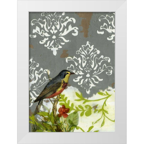Victorian Whimsy I White Modern Wood Framed Art Print by Goldberger, Jennifer