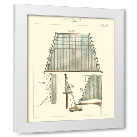 Nautical details I White Modern Wood Framed Art Print by Unknown