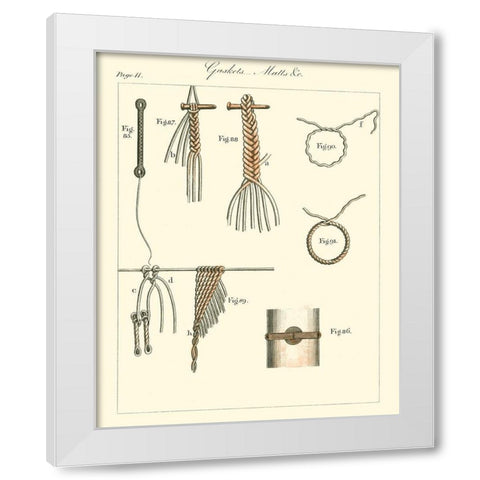 Nautical details III White Modern Wood Framed Art Print by Unknown