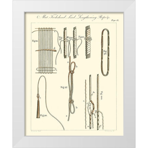 Nautical details IV White Modern Wood Framed Art Print by Unknown
