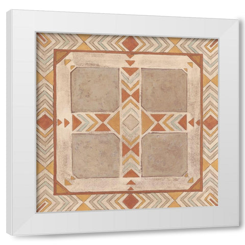 Southwest Inspiration III White Modern Wood Framed Art Print by Meagher, Megan