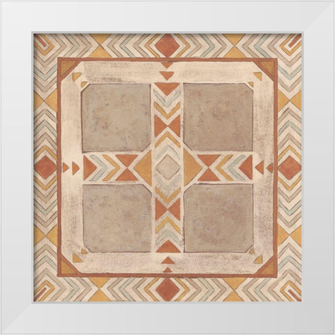 Southwest Inspiration III White Modern Wood Framed Art Print by Meagher, Megan