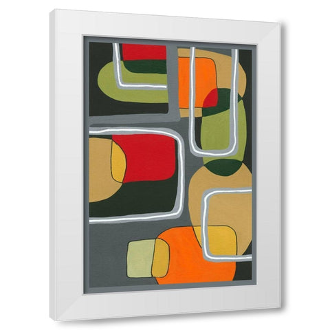 Possibilities II White Modern Wood Framed Art Print by Taylor, Kris