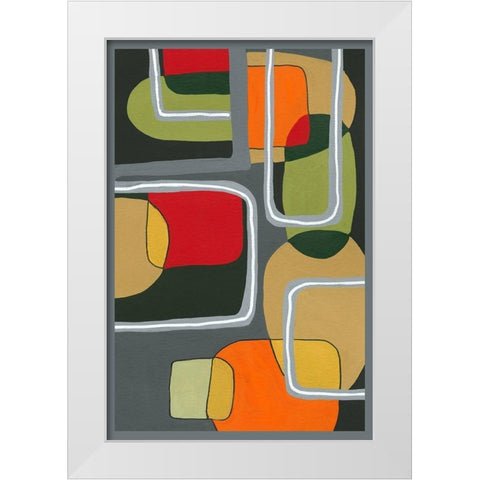 Possibilities II White Modern Wood Framed Art Print by Taylor, Kris