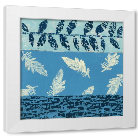 Natures Montage VII White Modern Wood Framed Art Print by Slocum, Nancy