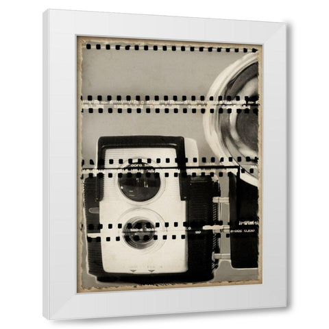 Camera Obscura I White Modern Wood Framed Art Print by Vision Studio