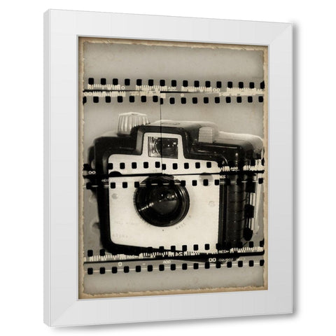 Camera Obscura II White Modern Wood Framed Art Print by Vision Studio