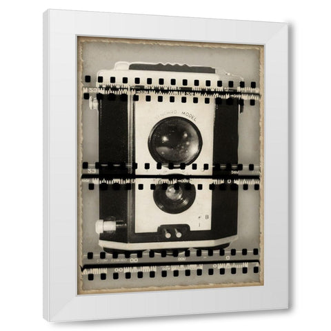 Camera Obscura IV White Modern Wood Framed Art Print by Vision Studio