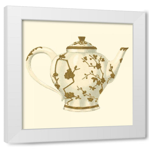 Sevres Porcelain V White Modern Wood Framed Art Print by Garnier