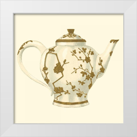Sevres Porcelain V White Modern Wood Framed Art Print by Garnier