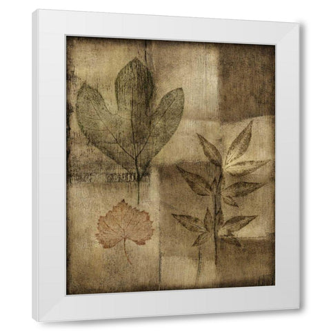 Custom Impressed on Patina II White Modern Wood Framed Art Print by Slocum, Nancy