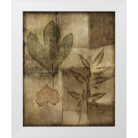 Custom Impressed on Patina II White Modern Wood Framed Art Print by Slocum, Nancy