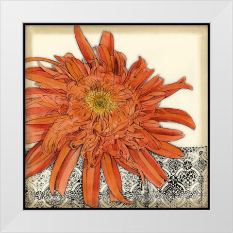 Botanica I White Modern Wood Framed Art Print by Goldberger, Jennifer
