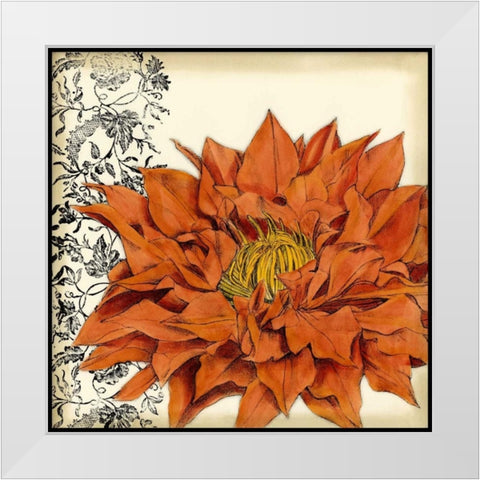 Botanica III White Modern Wood Framed Art Print by Goldberger, Jennifer
