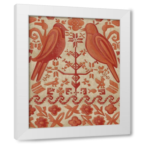 True Love II White Modern Wood Framed Art Print by Zarris, Chariklia