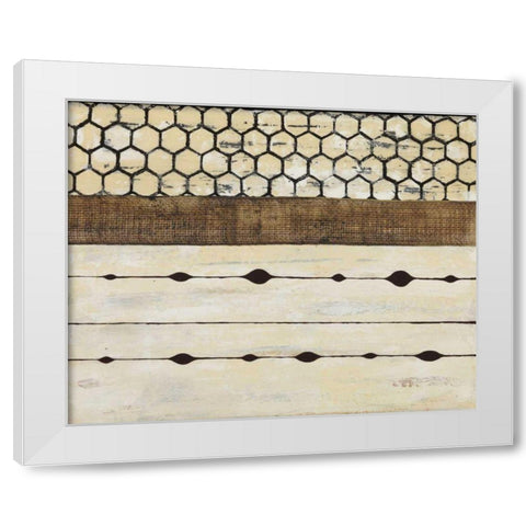Dazzle I White Modern Wood Framed Art Print by Avondet, Natalie