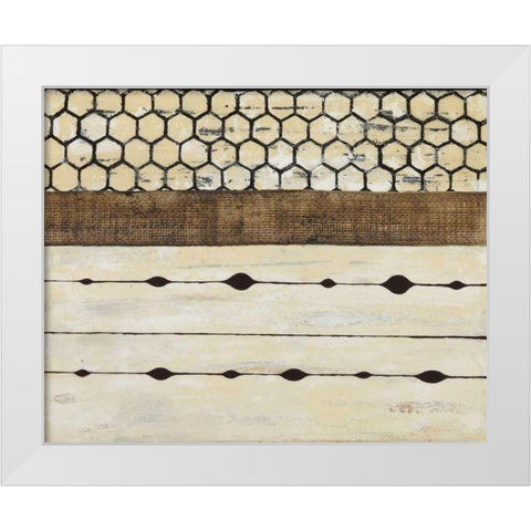 Dazzle I White Modern Wood Framed Art Print by Avondet, Natalie