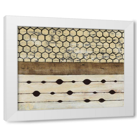 Dazzle II White Modern Wood Framed Art Print by Avondet, Natalie