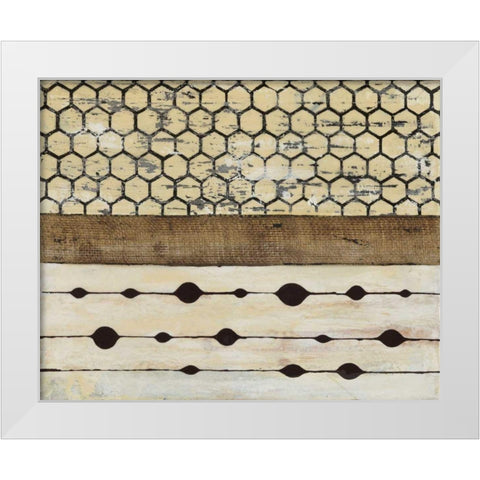 Dazzle II White Modern Wood Framed Art Print by Avondet, Natalie