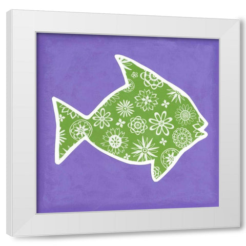 Animal Prints IV White Modern Wood Framed Art Print by Meagher, Megan