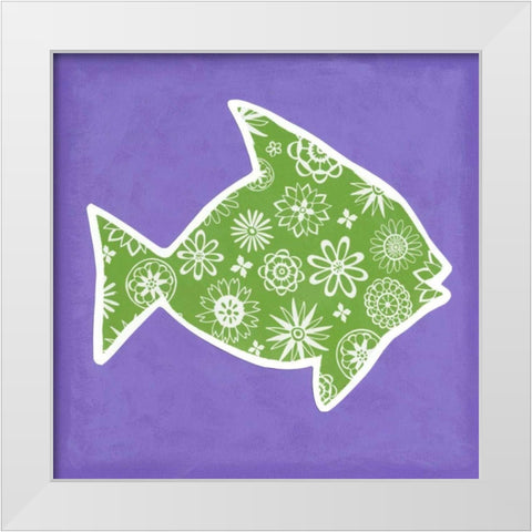 Animal Prints IV White Modern Wood Framed Art Print by Meagher, Megan