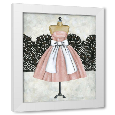 Vintage Style I White Modern Wood Framed Art Print by Zarris, Chariklia