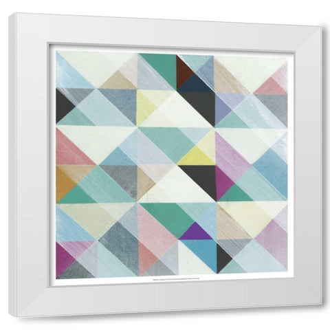 Moderno II White Modern Wood Framed Art Print by Fuchs, Jodi