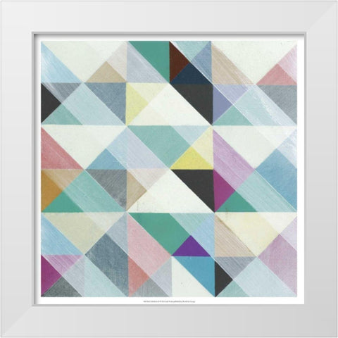 Moderno II White Modern Wood Framed Art Print by Fuchs, Jodi