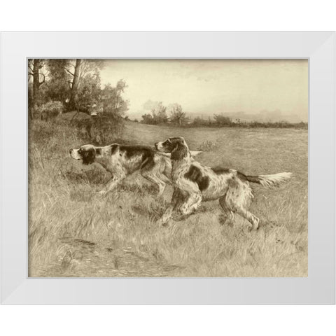 A Thrilling Moment White Modern Wood Framed Art Print by Osthaus, E.H.