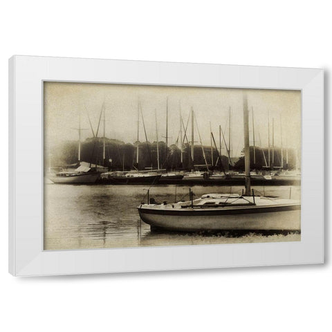 Waiting to Sail I White Modern Wood Framed Art Print by Head, Danny