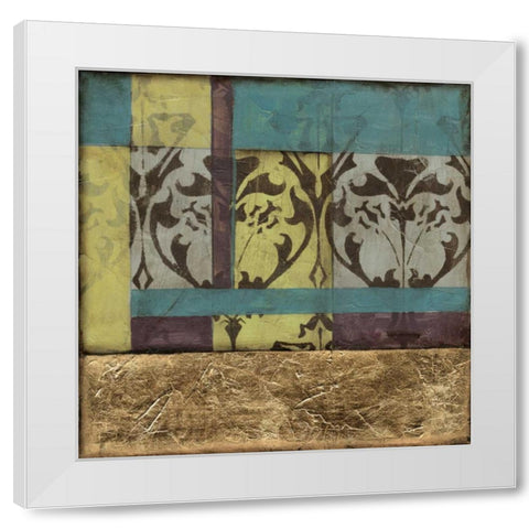 Jeweled Transom I White Modern Wood Framed Art Print by Goldberger, Jennifer
