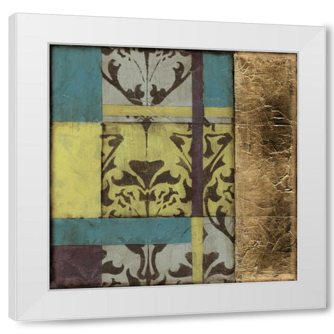 Jeweled Transom IV White Modern Wood Framed Art Print by Goldberger, Jennifer