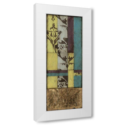 Jeweled Transom VI White Modern Wood Framed Art Print by Goldberger, Jennifer