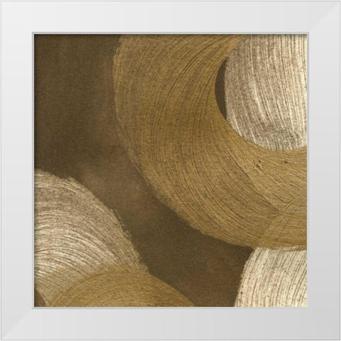 Revolution III White Modern Wood Framed Art Print by Meagher, Megan