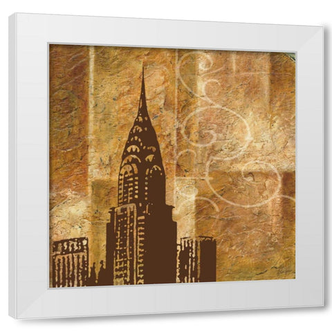 Urban Icon II White Modern Wood Framed Art Print by Harper, Ethan