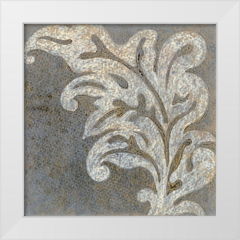 Rococo I White Modern Wood Framed Art Print by Wyatt Jr., Norman
