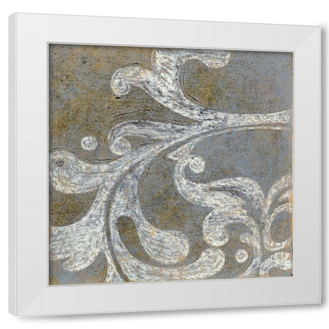 Rococo II White Modern Wood Framed Art Print by Wyatt Jr., Norman