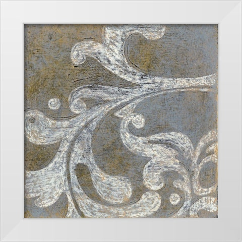 Rococo II White Modern Wood Framed Art Print by Wyatt Jr., Norman