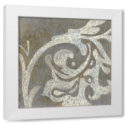 Rococo III White Modern Wood Framed Art Print by Wyatt Jr., Norman