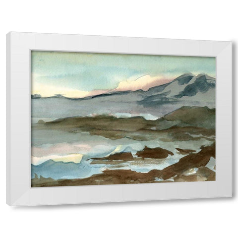 Plein Air Landscape VI White Modern Wood Framed Art Print by Harper, Ethan