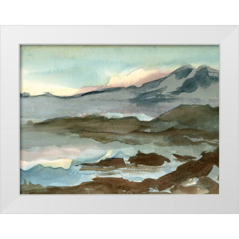 Plein Air Landscape VI White Modern Wood Framed Art Print by Harper, Ethan