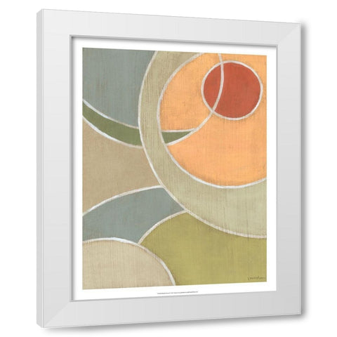 Muted Novas I White Modern Wood Framed Art Print by Lam, Vanna